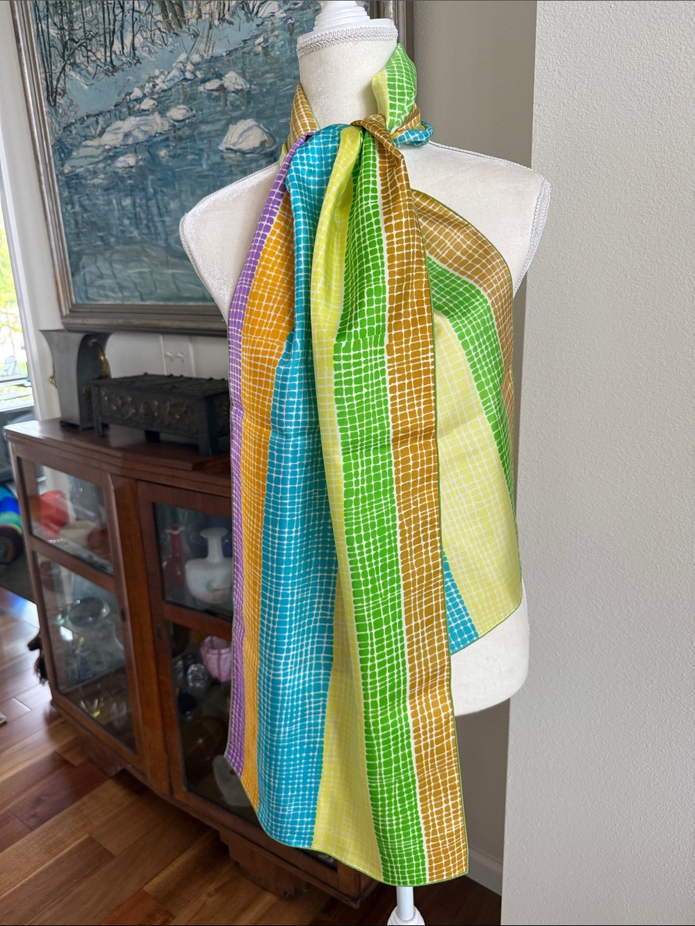 Vintage Therese Ahrens long scarf